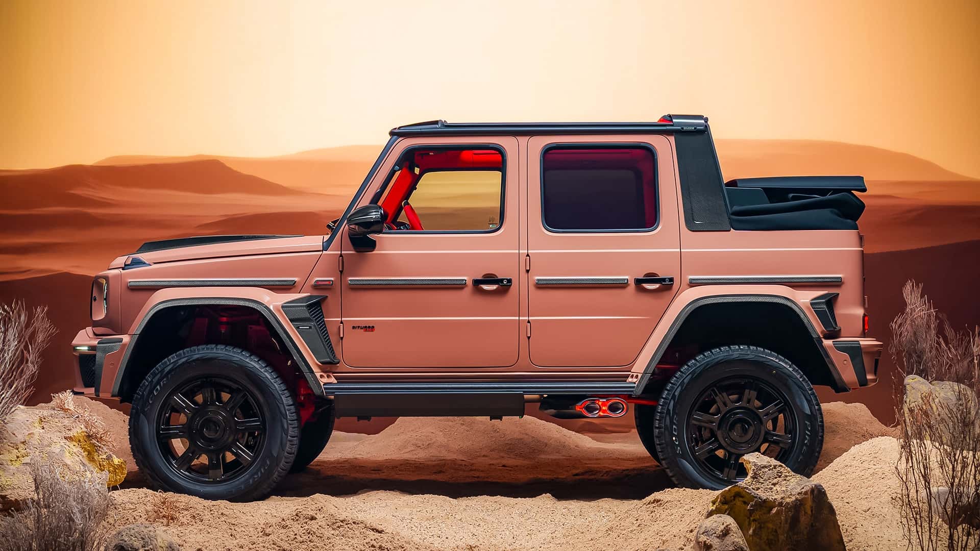 Brabus 800 Cabrio вид ззаду