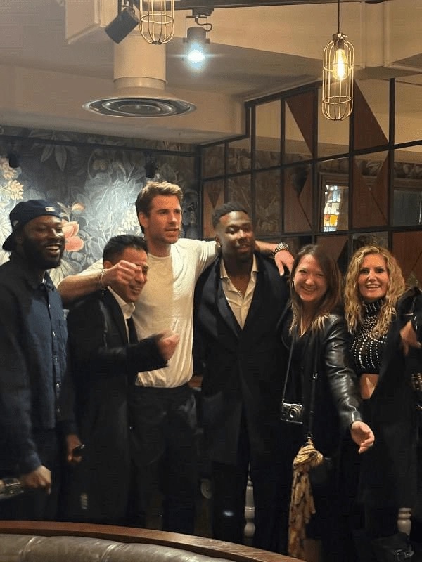 Съемка сцен с Лиамом Хемсвортом