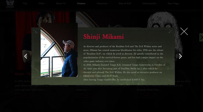 Le créateur de Resident Evil et The Evil Within, Shinji Mikami, a fondé le nouveau studio KAMUY.-2