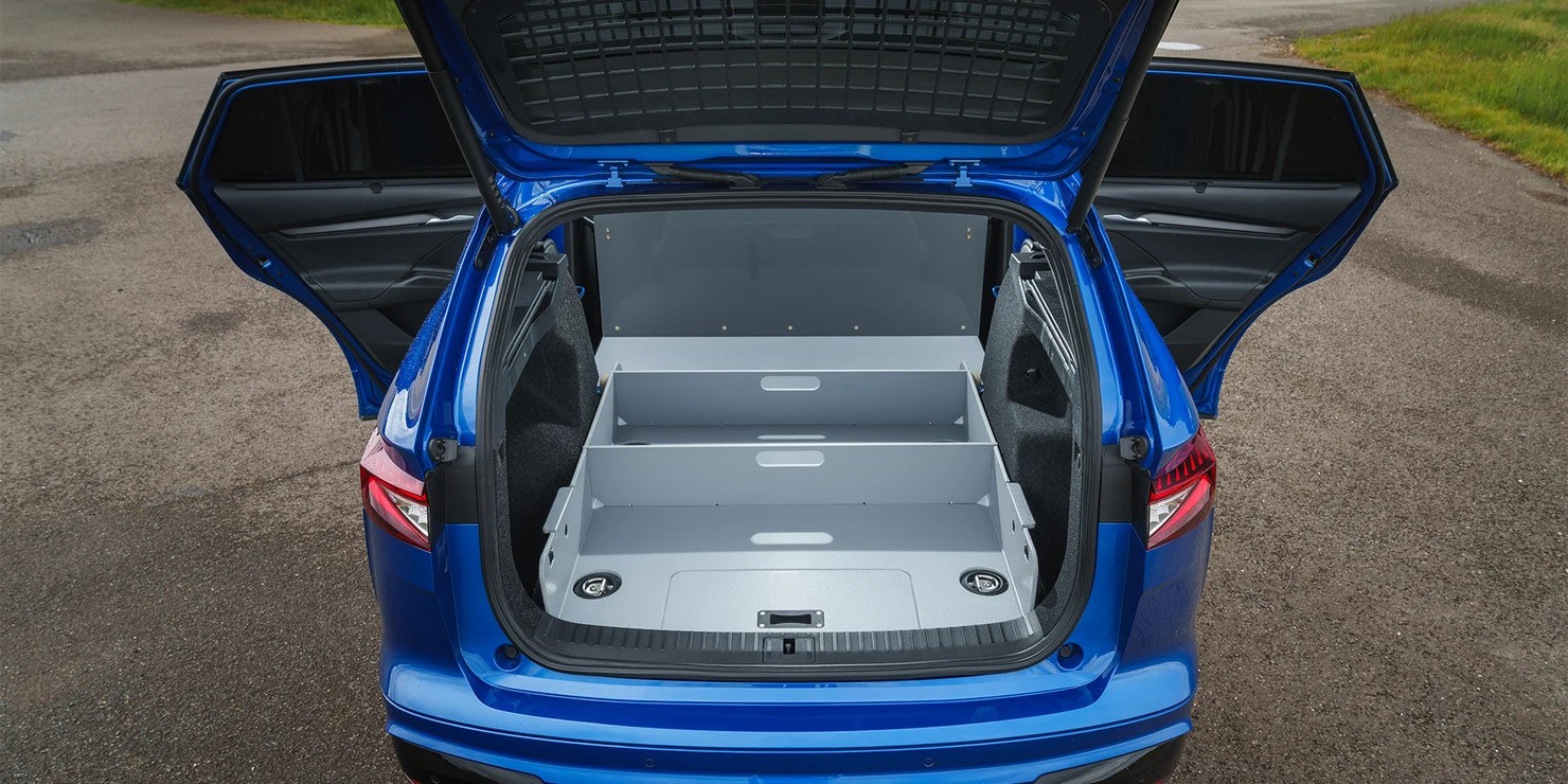 Enyaq Cargo compartment Enyaq Cargo with rigid partition wall