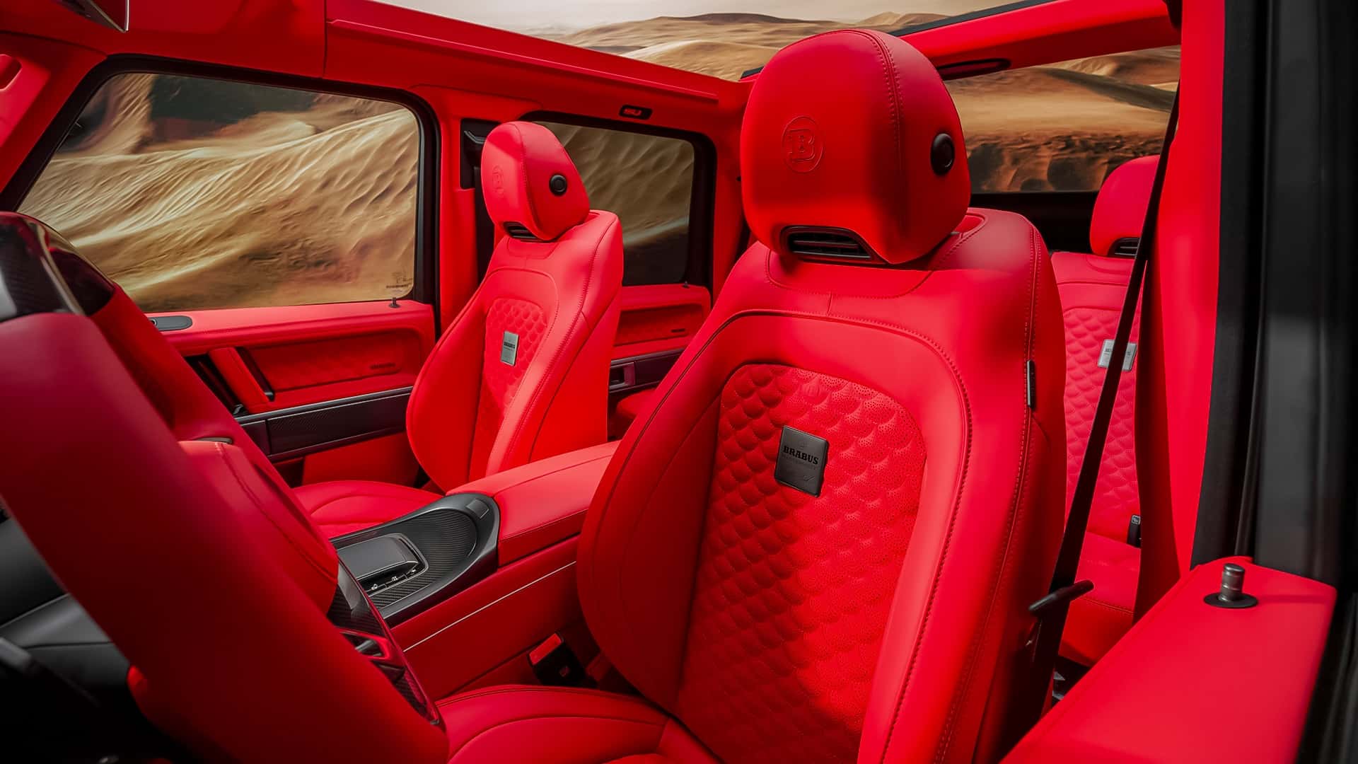 Brabus XL 800 Cabrio інтер'єр задньої частини