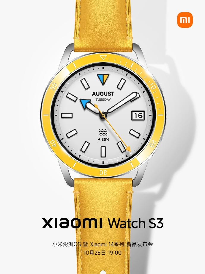 Xiaomi Watch S3 z super wyposażeniem (eSIM, NFC) oficjalnie!