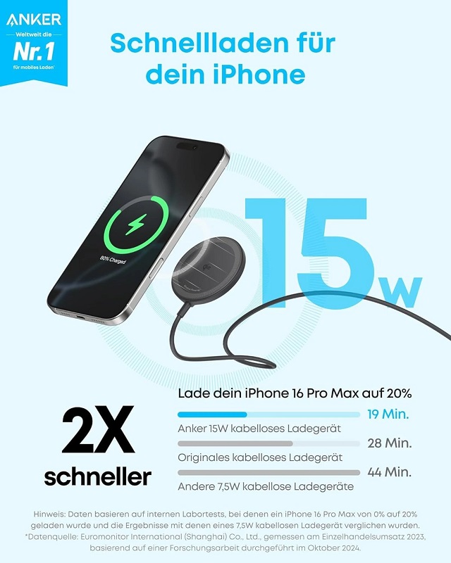 Zolo Wireless Charger with iPhone