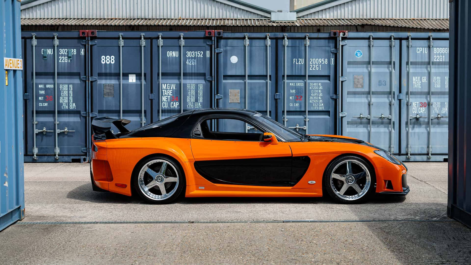 1992 Mazda RX-7 FD, VeilSide Fortune, view 3