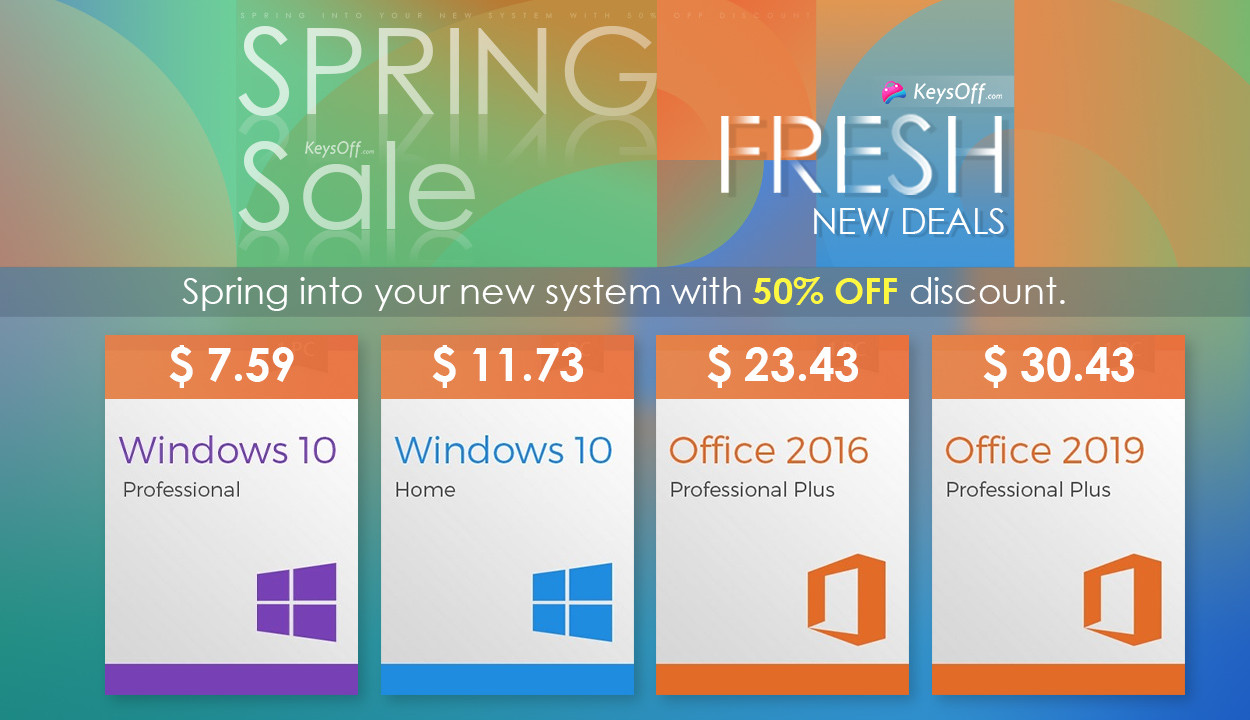 Распродажа 2021: Windows 10 Professional за 7.59$, Office 2019 Pro Plus за 30.43$ и другие скидки