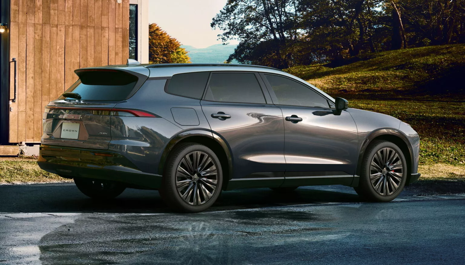 Toyota Crown Estate interior with digital cockpit