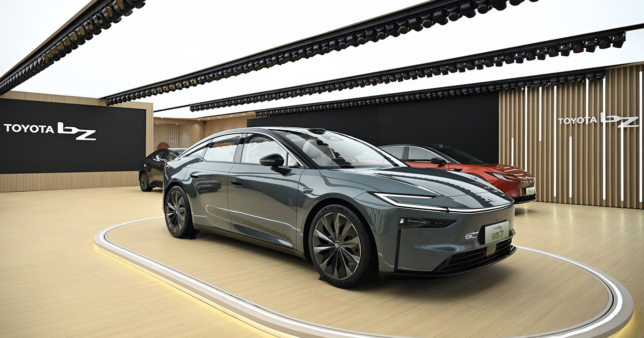 The dynamic profile of the Toyota bZ7