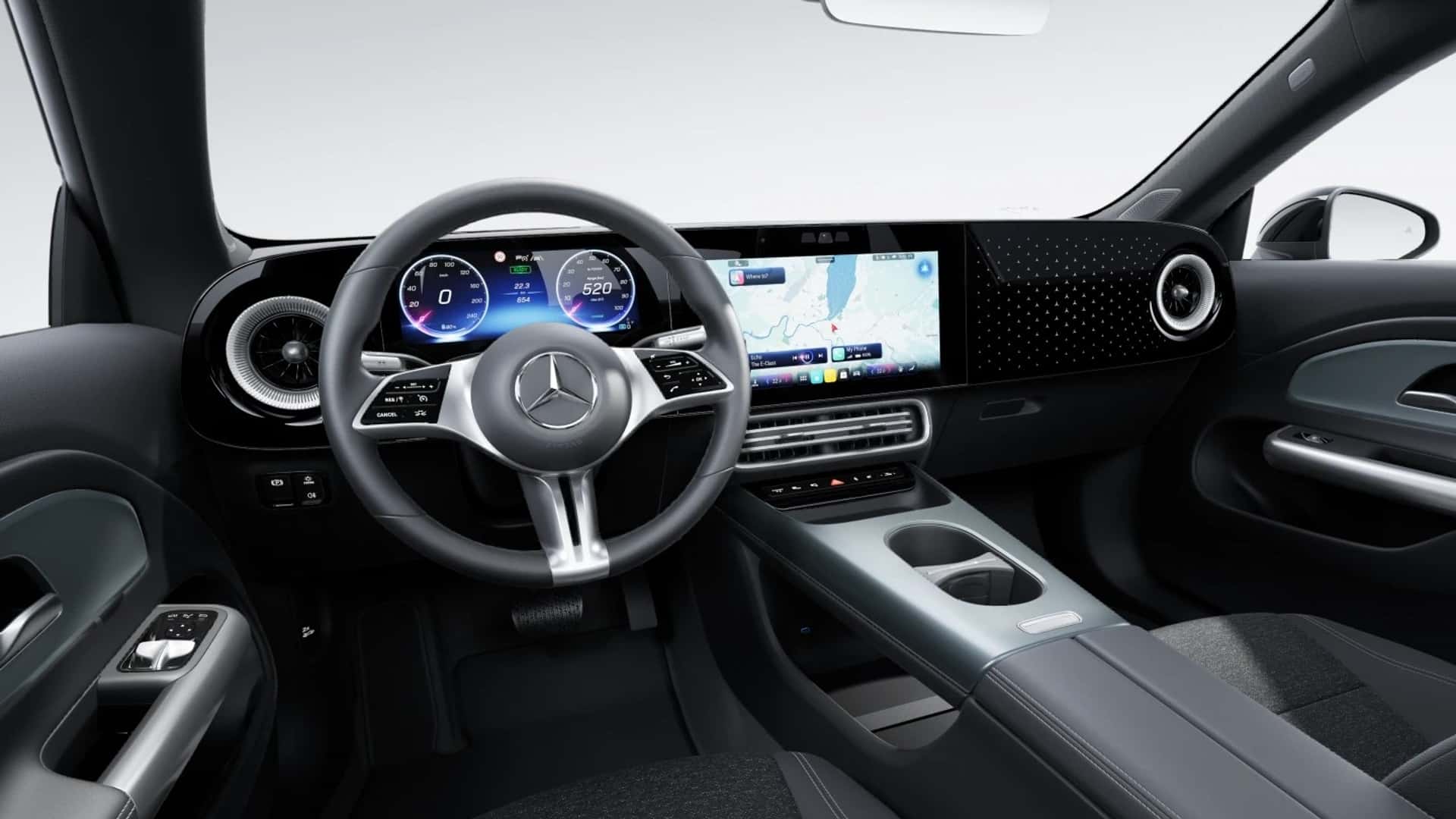 Exterior of the new Mercedes-Benz CLA