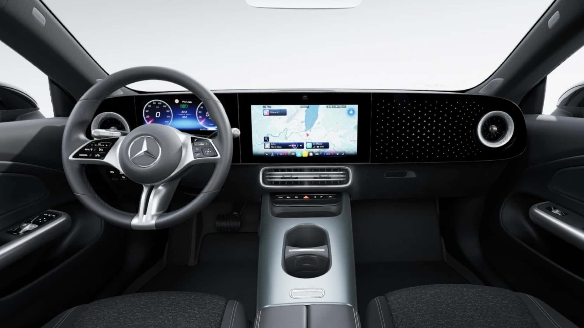 Interior of the new Mercedes-Benz CLA