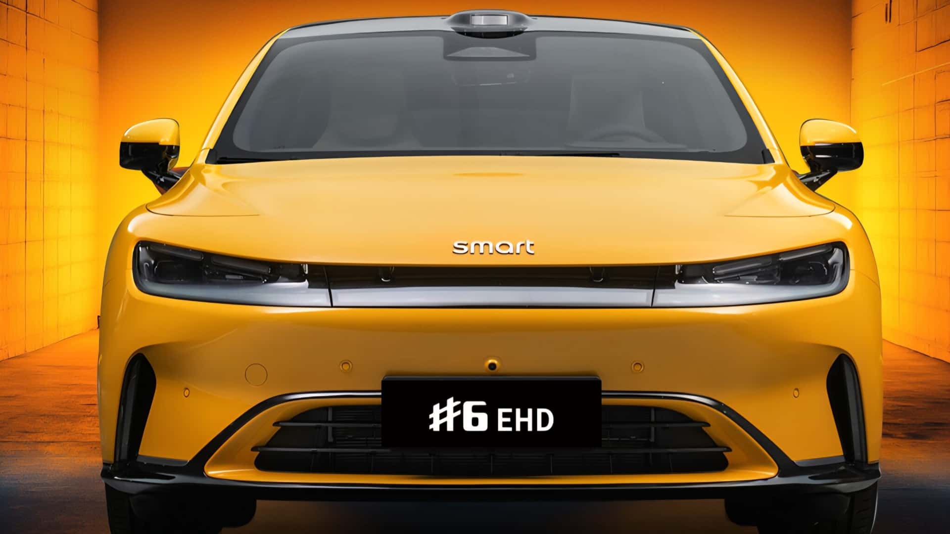 Вид спереду седана Smart #6