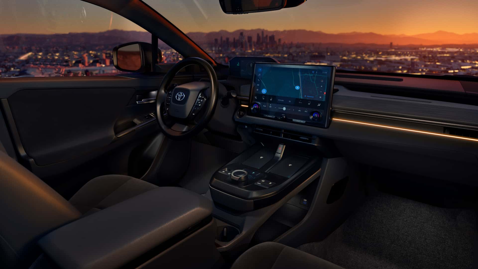 Toyota C-HR EV - interior design