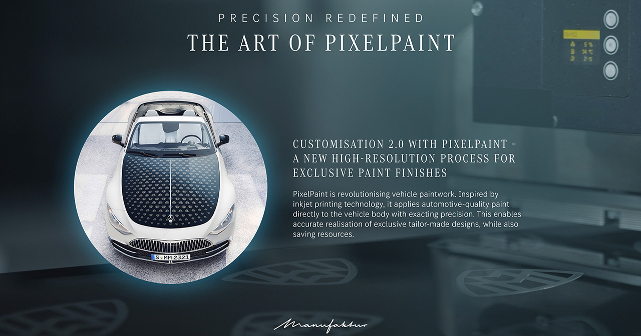 Презентация технологии PixelPaint Mercedes-Benz