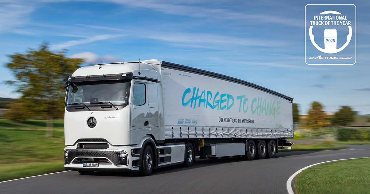 Mercedes-Benz eActros 600 - Autocarro internazionale dell'anno 2025