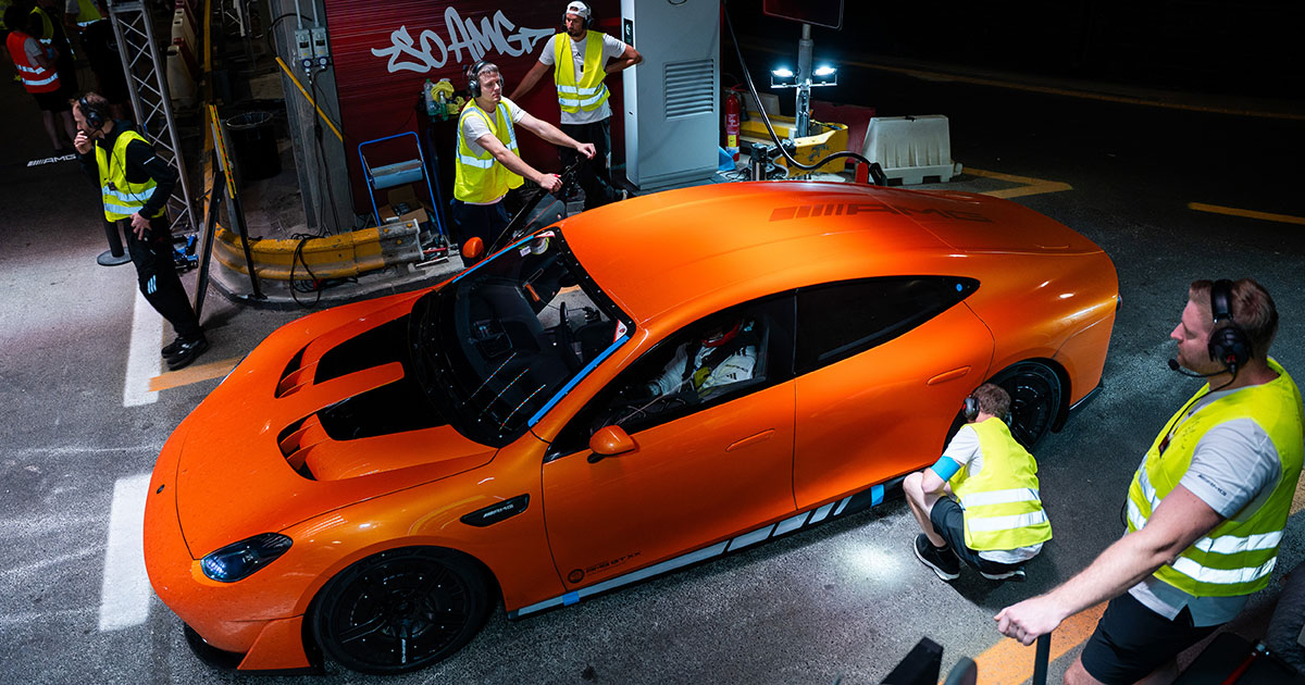 Testing the Mercedes-Benz GT XX