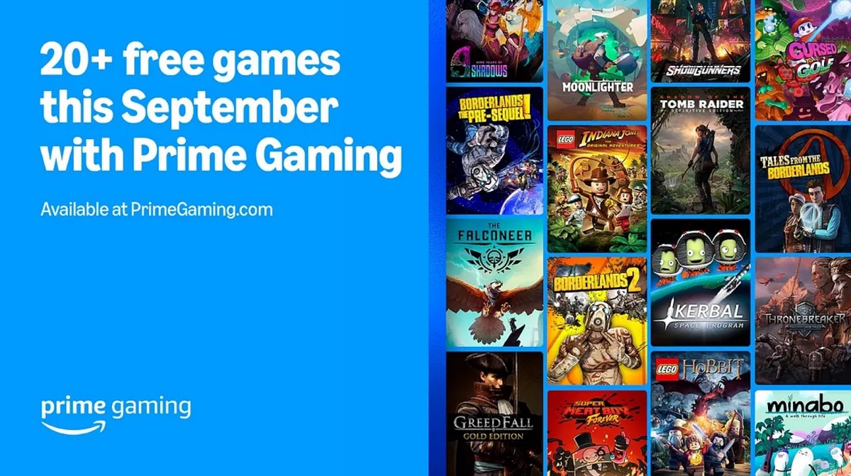 Great offer from Amazon: in September, subscribers to the Prime Gaming service will receive 28 games, including several parts of Borderlands