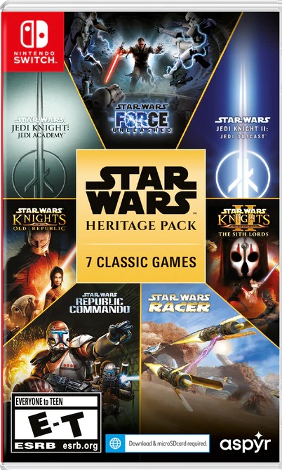 Отличный подарок для фанатов: анонсировано физическое издание сборника Star Wars Heritage Pack для Nintendo Switch. В него войдет семь игр культовой серии-2