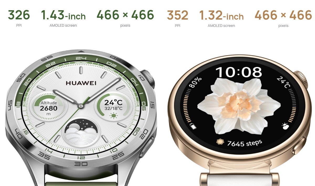 Huawei Watch GT4: dos versiones de reloj inteligente con NFC y GPS a partir  de 249 euros