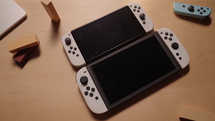 Ein chinesischer Blogger hat auf der Grundlage von durchgesickerten Informationen ein 3D-Modell der Nintendo Switch 2 erstellt und Vergleiche mit anderen Handheld-Konsolen angestellt (Video)-2