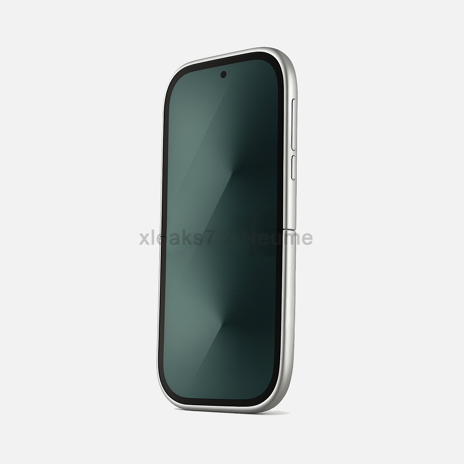 Rendering of the Samsung Galaxy Flip Retro folding phone