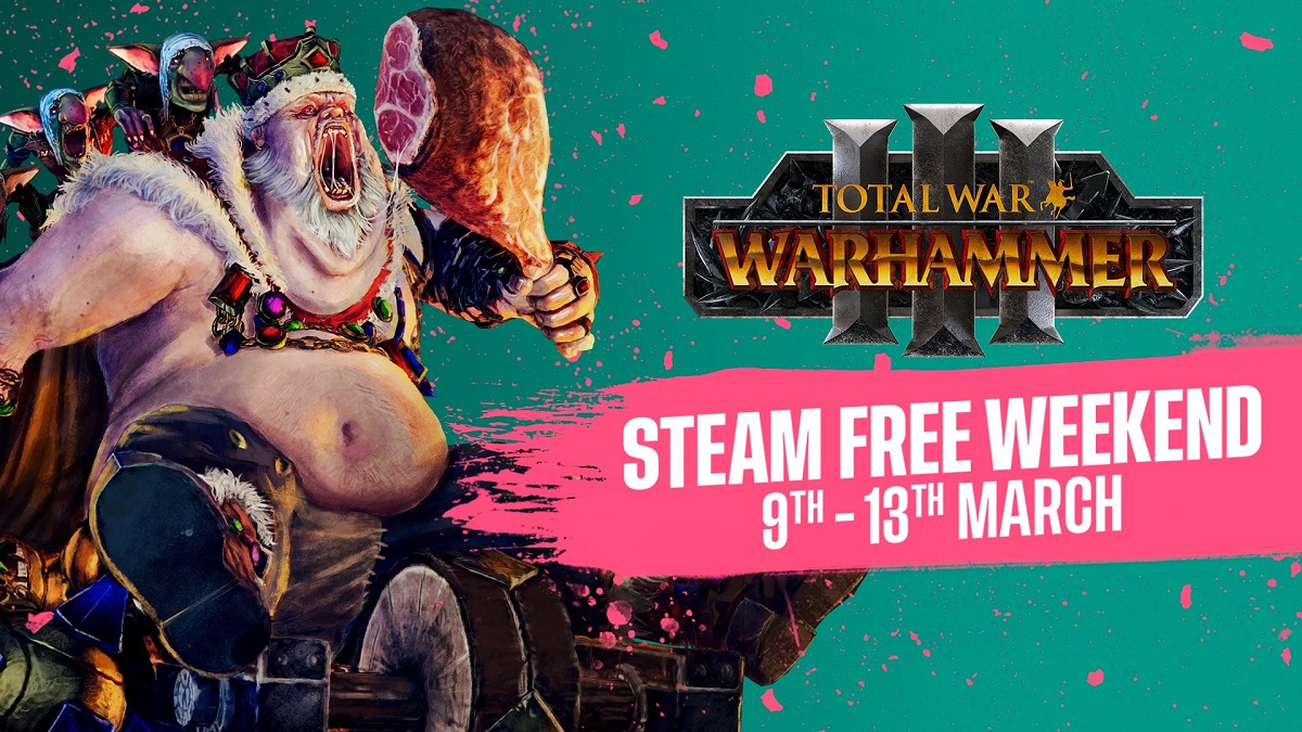 Kostenloses Wochenende im Fantasy-Strategiespiel Total War: Warhammer III auf Steam