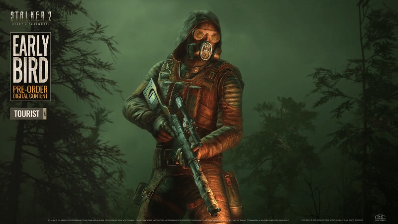 Rifle, traje y mochila: los desarrolladores de Stalker 2: Heart of Chornobyl han revelado los objetos que recibirán los jugadores que reserven el juego.-4