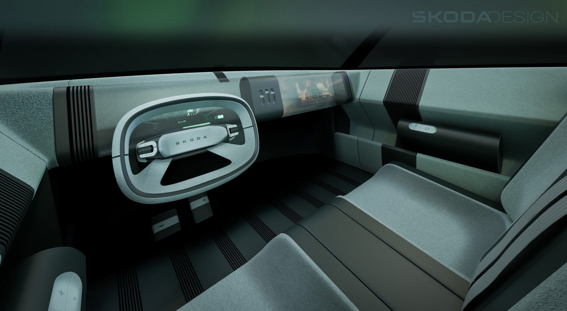 Innovations in the interior of MBX Vision 1000