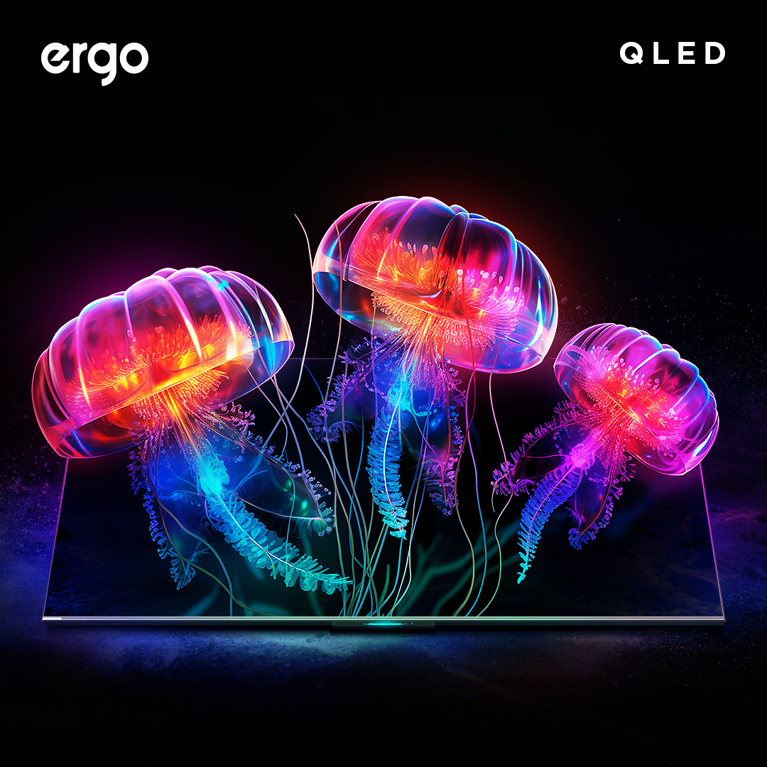 Телевизор ERGO с QLED+ матрицей