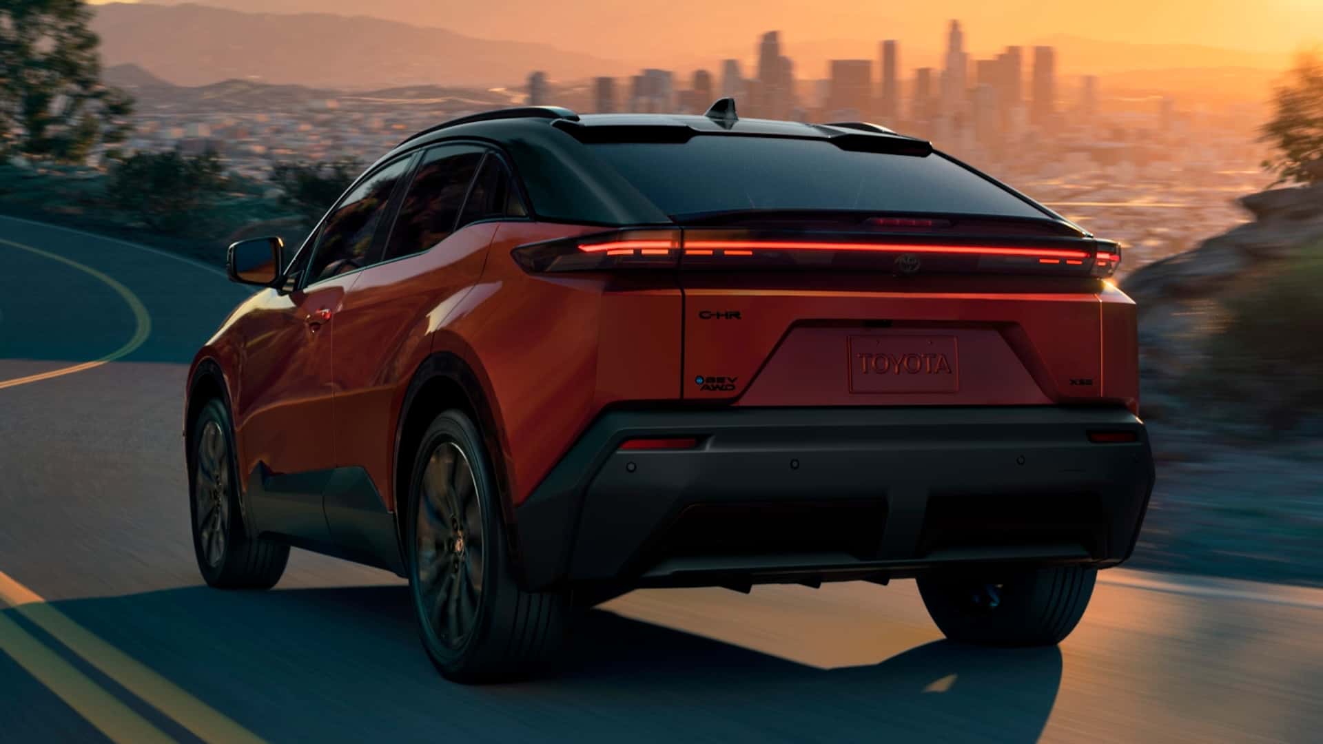 Toyota C-HR EV - rear view