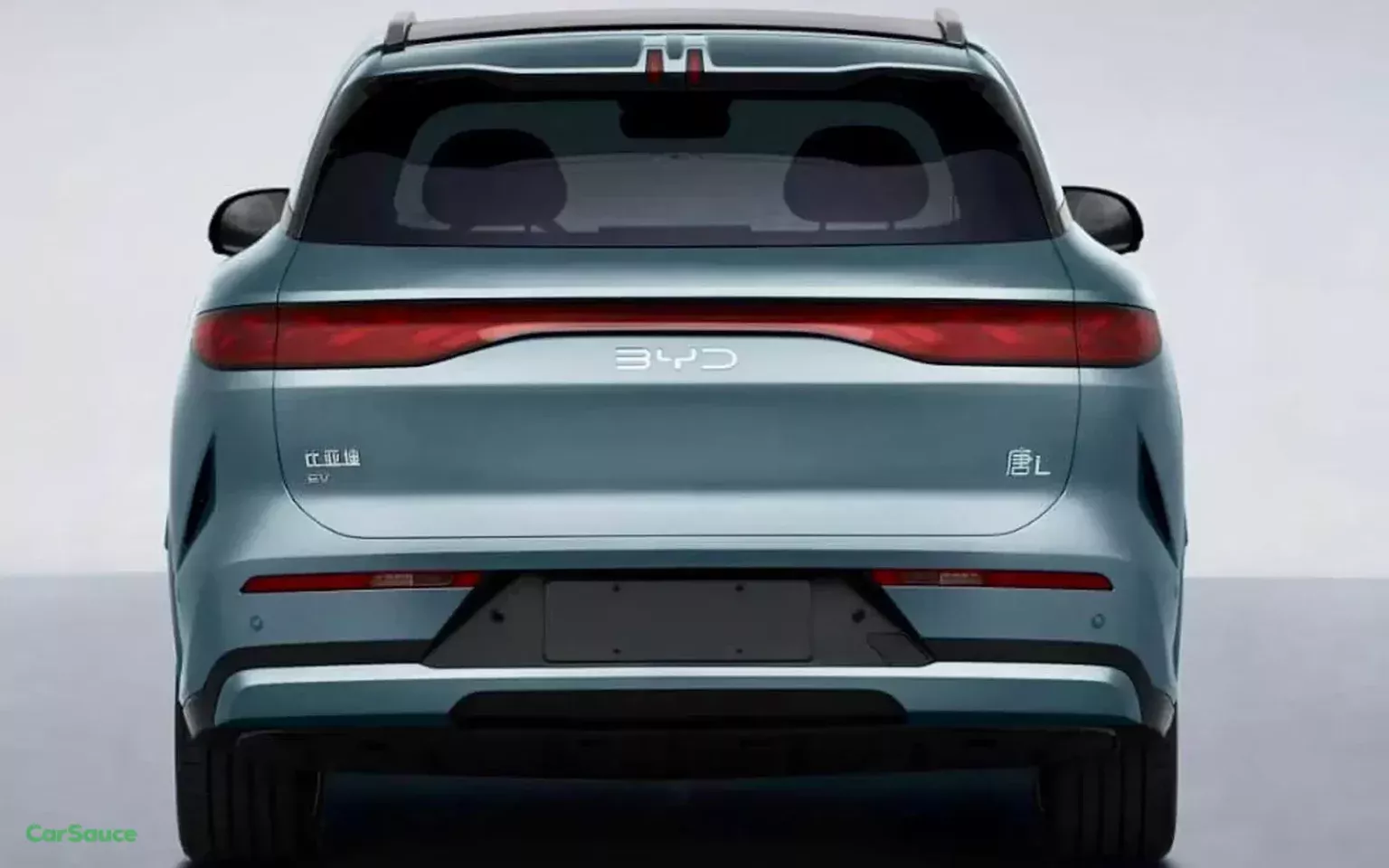 BYD electric car interior details