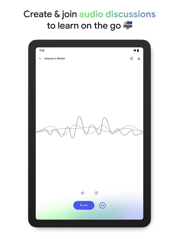 Изображение четвертого экрана приложения NotebookLM