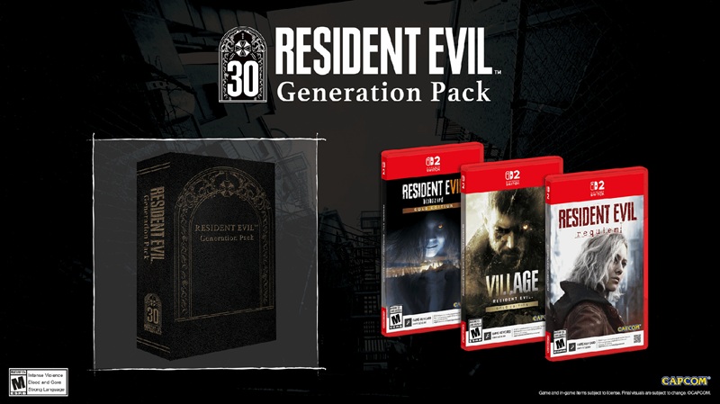 Generation Pack Image for Switch 2 Resident Evil Requiem