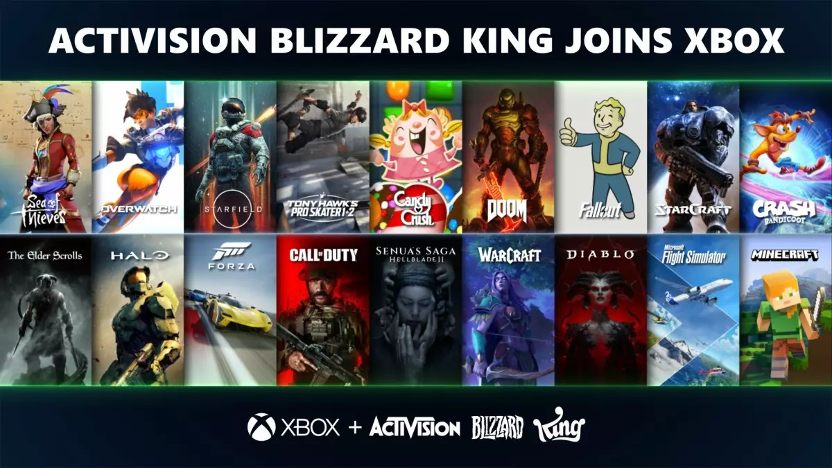 Es ist soweit! Microsoft hat Activision Blizzard offiziell übernommen. Das Unternehmen hat Megamarken wie Call of Duty, Warcraft, Starcraft, Spyro, Diablo und Overwatch übernommen