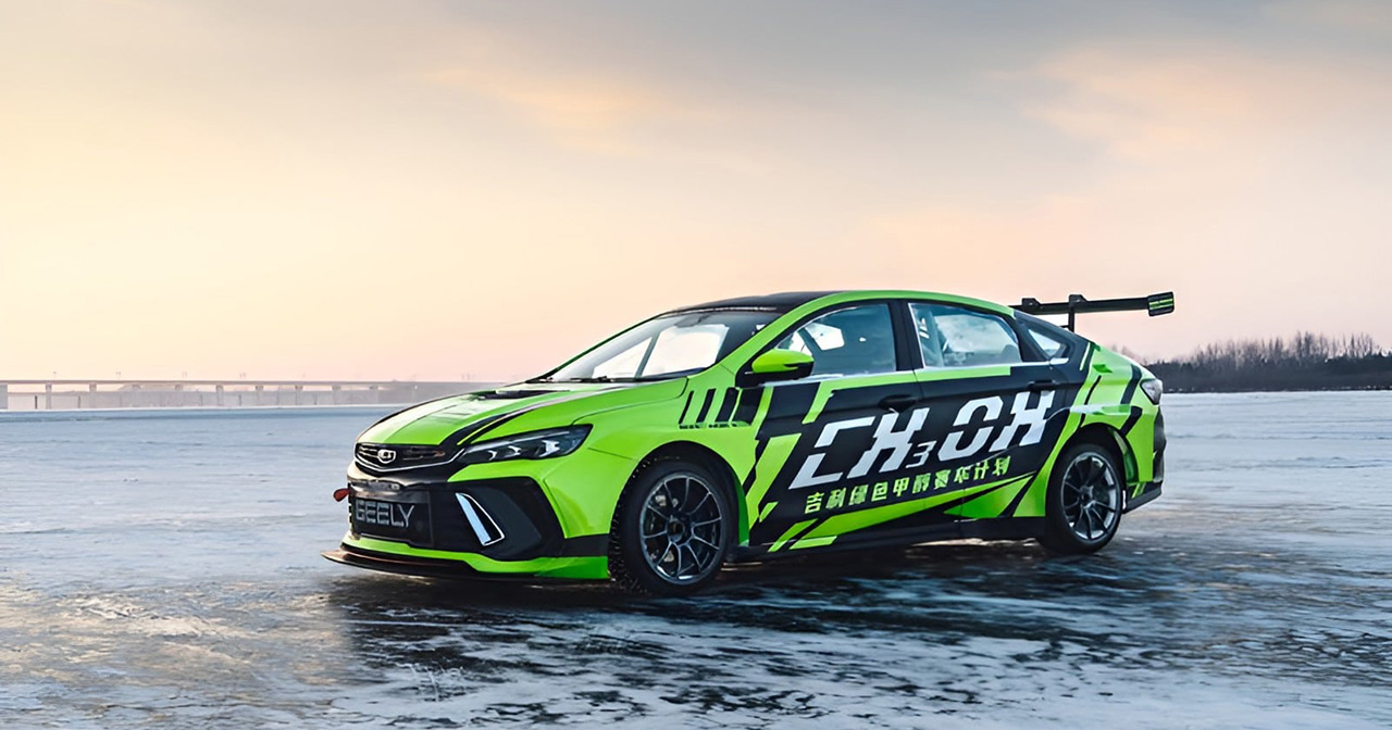 Geely's methanol-powered racing car