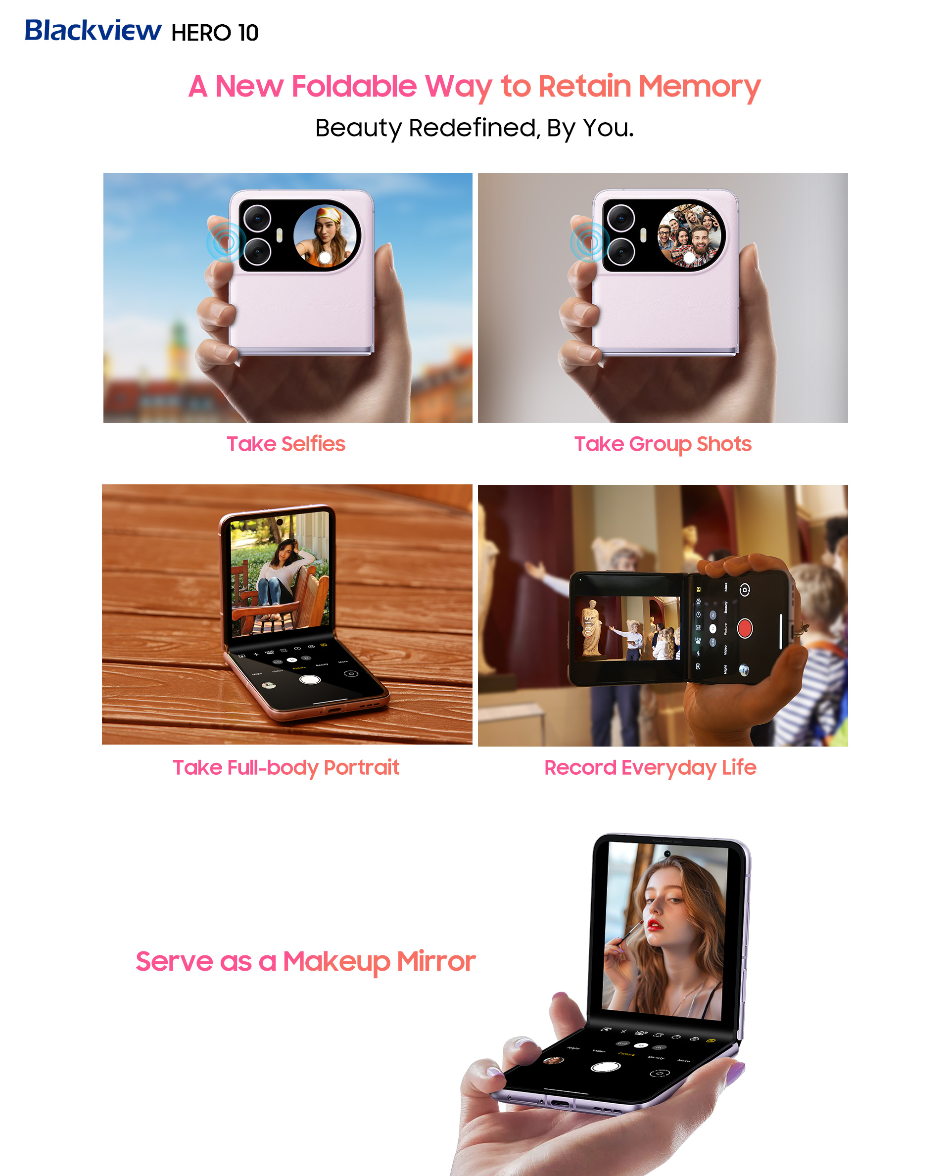 Blackview Hero 10: складаний смартфон із двома дисплеями, чипом MediaTek, камерою на 108 МП і зарядкою на 45 Вт за акційною ціною-4