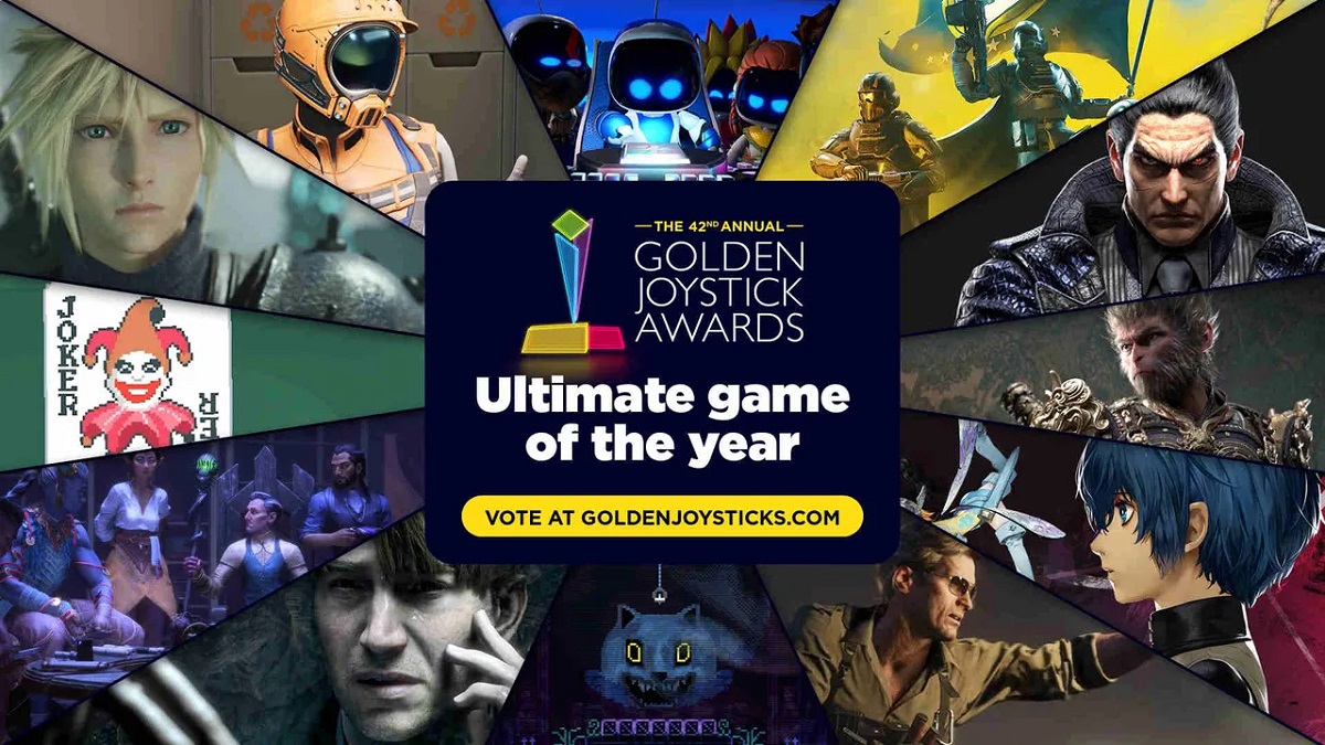 La batalla será seria: comienzan las votaciones para elegir el mejor juego de 2024 en los Golden Joystick Awards