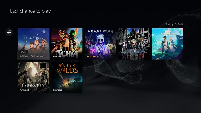 Sony will remove seven games from the PS Plus Extra and Premium catalogue in March, including Ghostwire: Tokyo and Civilization VI-2