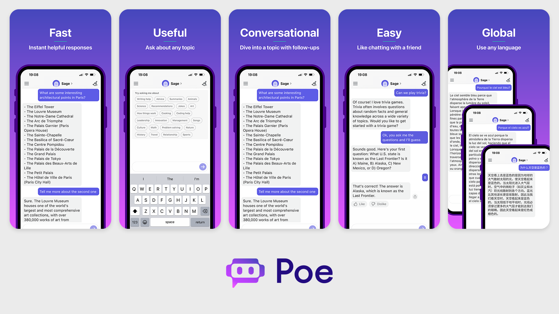 Quora's Poe udvider platformens muligheder med multibot-chat og virksomhedsløsninger