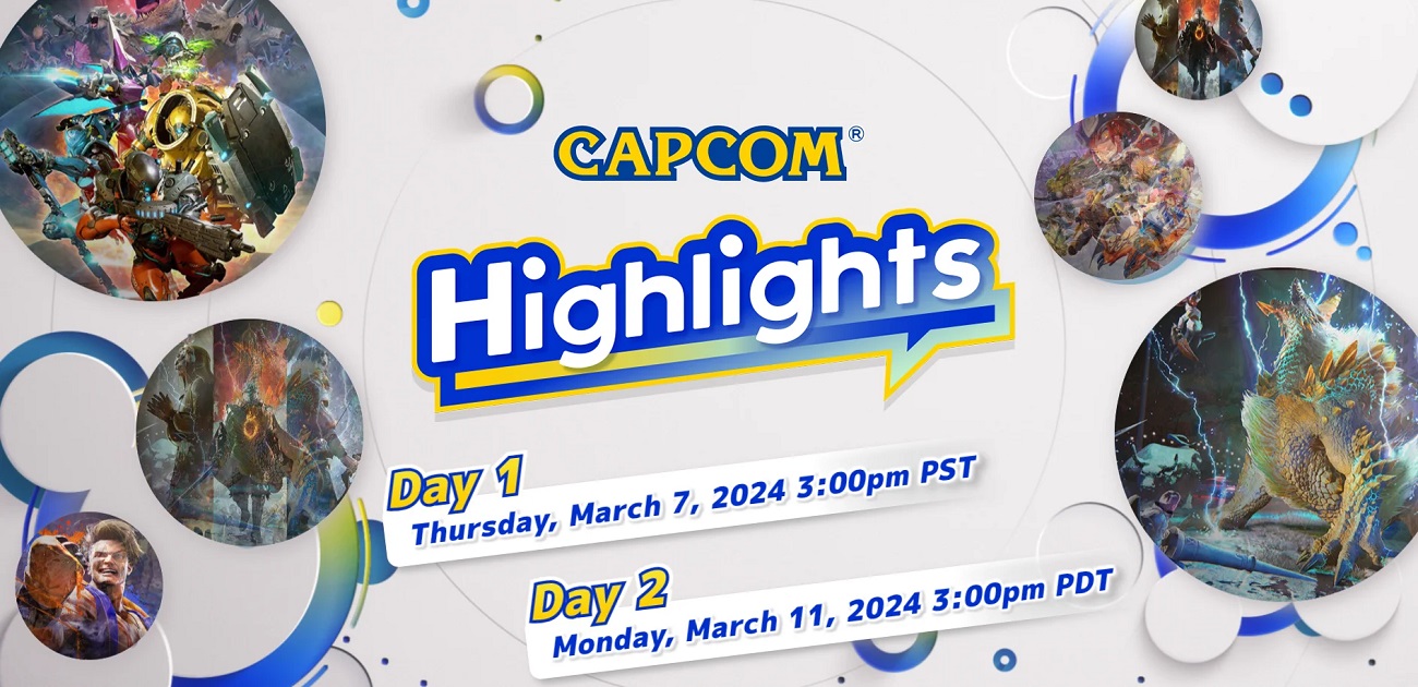 Capcom has announced its own presentation, which will take place on the 8th and 12th of March