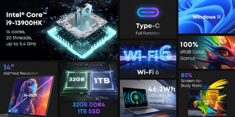 Chuwi CoreBook X - Image du laptop