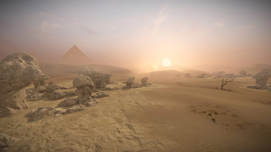 The first screenshots from Total War: Pharaoh show the majestic city of ancient Egypt and the spectacular sandy desert landscape-4