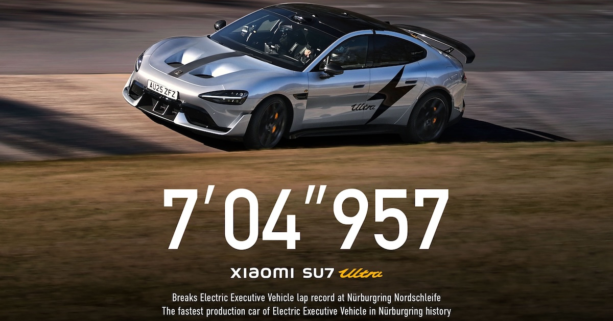 Xiaomi SU7 Ultra at the Nürburgring