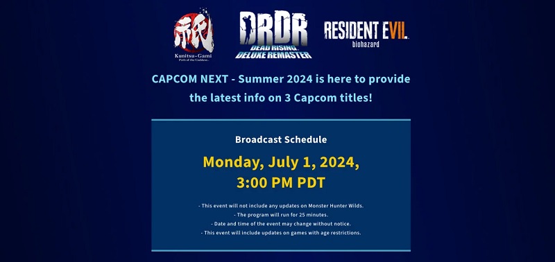 Next week is Capcom Next, where the developers will focus on three games including Dead Rising Deluxe Remaster-2