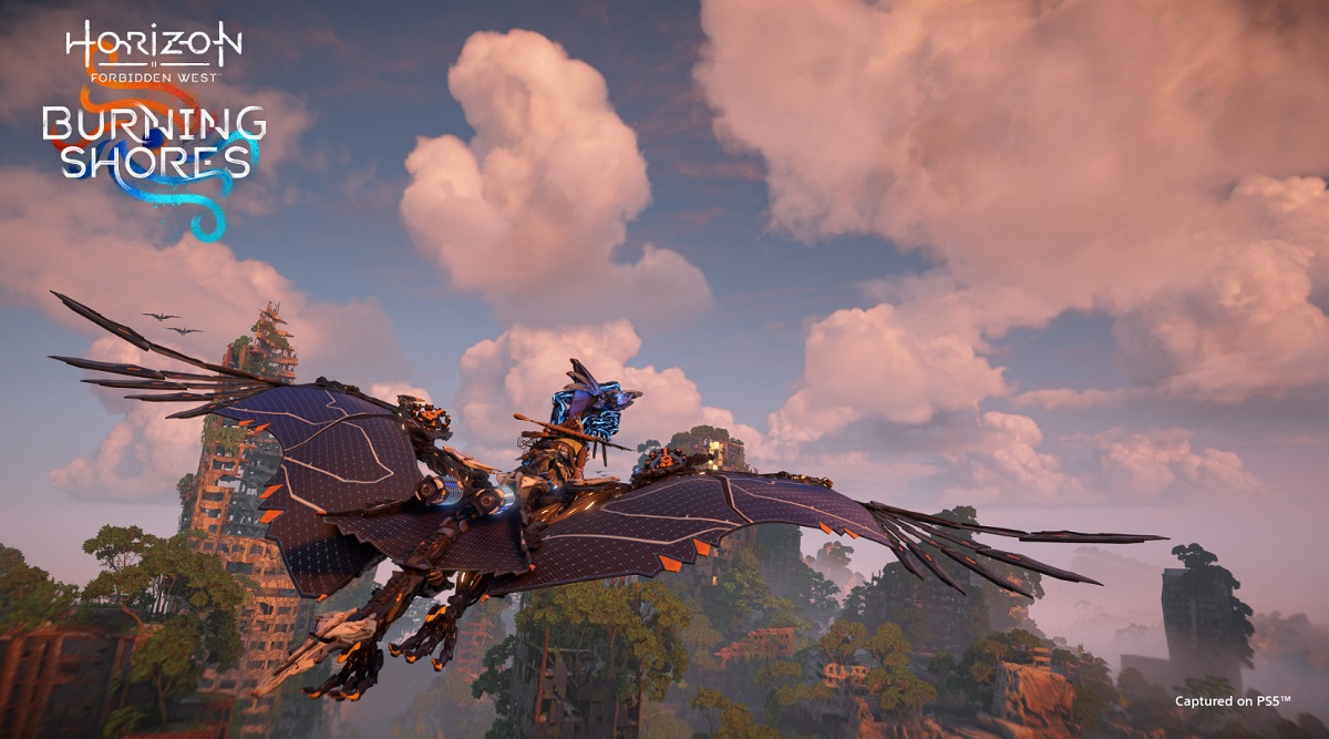 The beauty and realism of the sky in the new Burning Shores add-on screenshots for Horizon Forbidden West