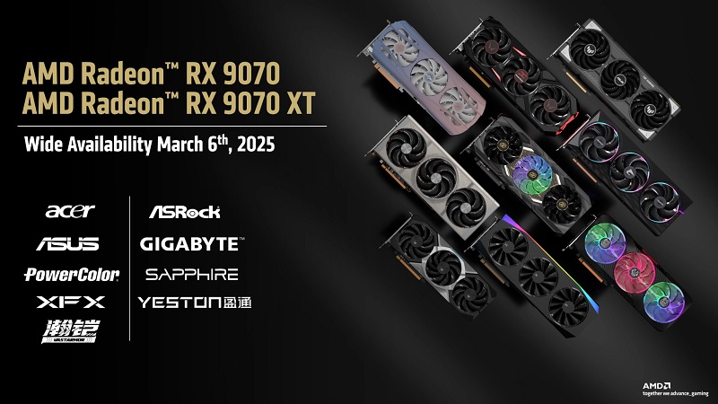 AMD partner graphics cards from Asus, Acer, Sapphire and Gigabyte