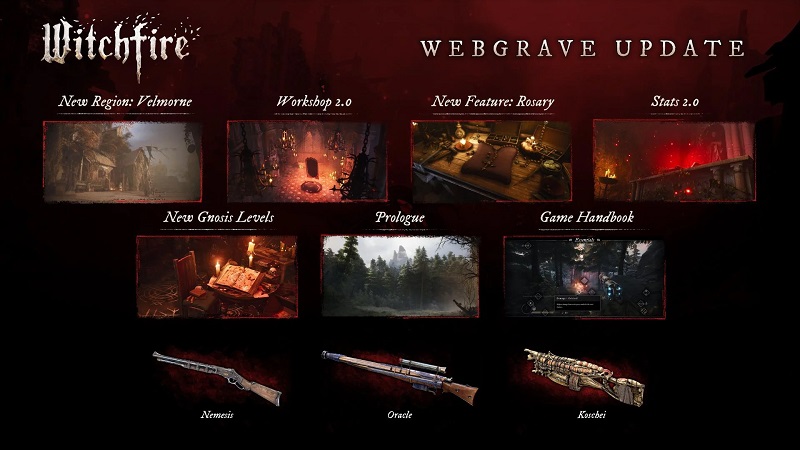 An image of the new weapon in Witchfire