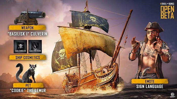 Ubisoft ha annunciato l'apertura della beta del gioco d'azione online Skull & Bones.-2