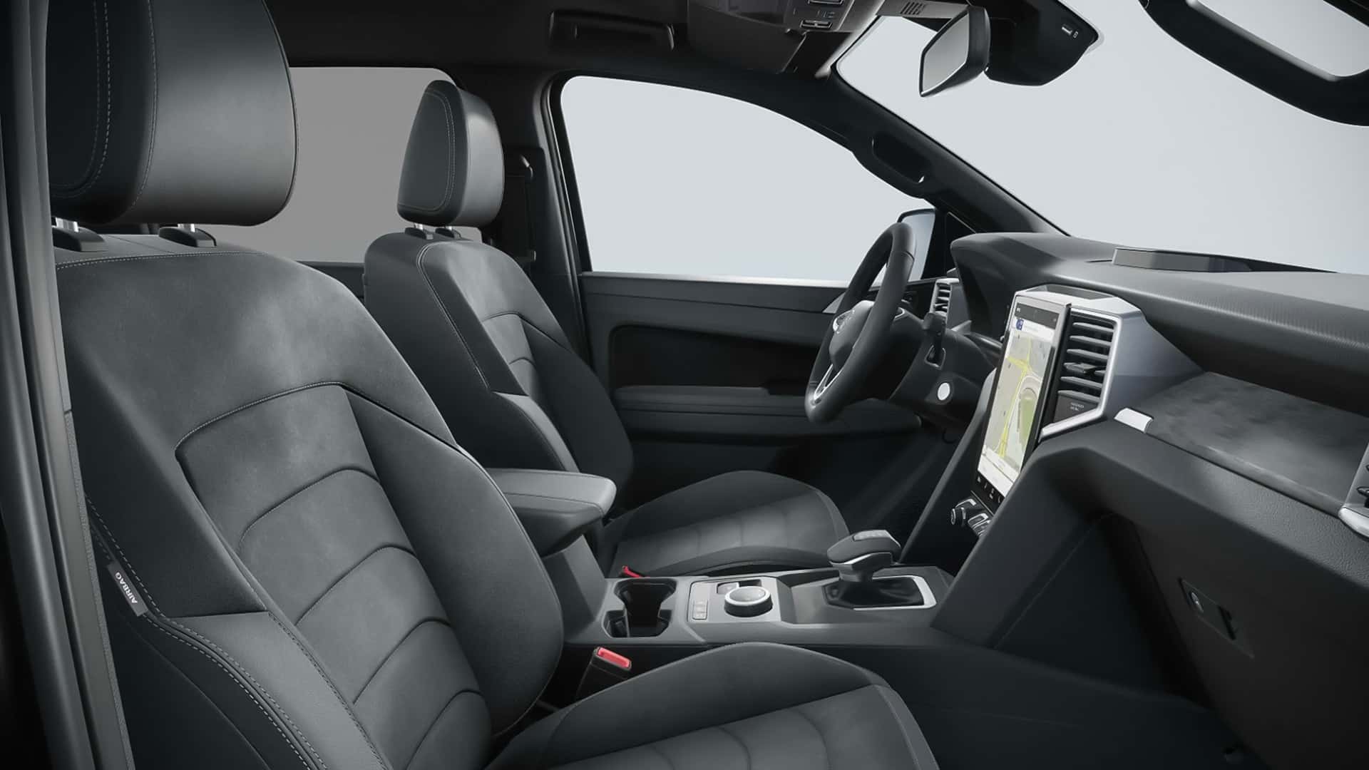 Grille of Volkswagen Amarok Dark Label