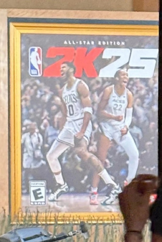 The first poster of NBA 2K25 has appeared online - it looks like the official announcement of the new basketball simulator will take place very soon-2