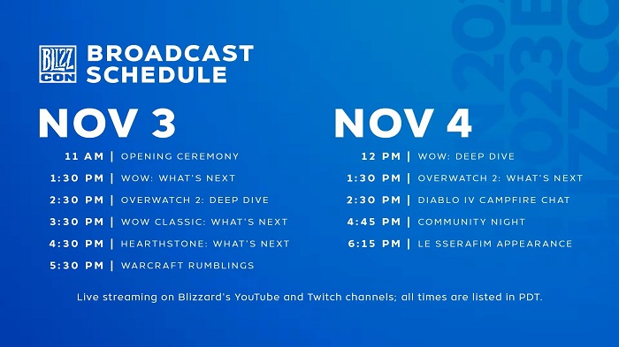 Приближается праздник для поклонников игр от Blizzard! Опубликовано расписание фестиваля BlizzCon на два насыщенных мероприятиями дня-2