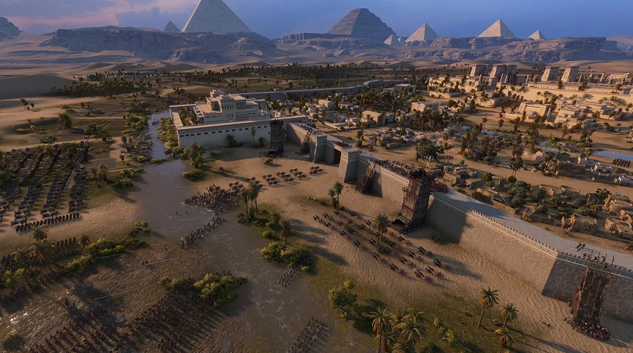 The first screenshots from Total War: Pharaoh show the majestic city of ancient Egypt and the spectacular sandy desert landscape-6